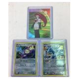 3 Pokemon Vintage Holographic Cards