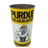 Vintage Purdue Boilermakers Trash Can