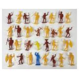 31 Vintage Marx & Mpc Indian Figures