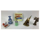 Wedgewood Light Blue 5 Inch Bud vase, 1984 Quaker