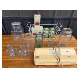 Mason Jars, Ball Lids, Golden Harvest Bands, FoodS