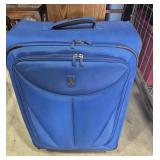 Travelpro Blue Softside Pull Behind Suitcase 13