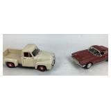 ERTL 1962 Chevrolet Corvette and 1953 Road Tough F