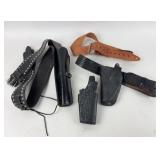 Leather Gun Belts, holsters