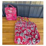 Vera Bradley Quilted Bags, Red Floral