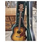Yamaha F335 TBS Guitar With Hard Shell Case