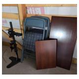 Mount-It Monitor Stand, Cosco Folding Chairs, Tabl