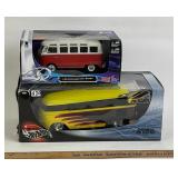 Hot Wheels VW Drag Bus, Maisto VW Samba Van