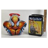 Spider-Man Lunchbox, Rosie the Riveter Tin