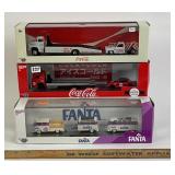 M2 Machines Coca-Cola and Fanta Die-Cast Sets
