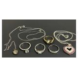 Sterling Stamped Locket on Magnetic .925 Silver