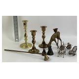 Brass Candlesticks, Figurines, Miniatures