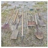 Metal Shovels, Metal Yard Rakes, Hoe & Sledge