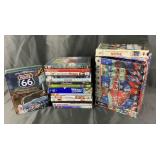 DVD and VHS Lot, Including Route 66 Collector Set