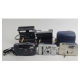 Polaroid and Kodak cameras
