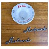 Coors Ashtray, Hotrod Emblems