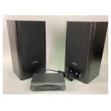 Accurian Two-Way Powered Speaker System with Remot
