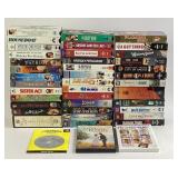 VHS Tapes and DVDs Featuring Movies and Musicals