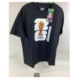NWT FIFA 2026 Large Adult T-shirt & Mascot Pin