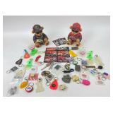 NASCAR Racing Bear Banks, collectible Keychains