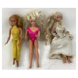 3 Vintage Barbie Dolls