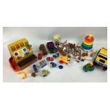Vintage Toys Mostly Fisher Price: Cash Register