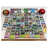 Pokï¿½mon 100 Card Lot, Tin Pokeballs