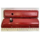 Red Steel Engine Valve Covers