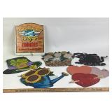 Decorative Metal Wall Plaques, Otis Spunkmeye