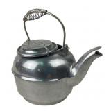 Aluminum Teapot With Hinged Lid