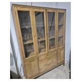 Bassett Furniture Mid-Century Modern Oak China