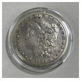 1885 Morgan Silver Dollar in holder