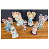 Angel Figurines with Pastel Accents