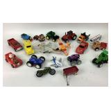 Diecast and Plastic Toy Vehicles Assortment