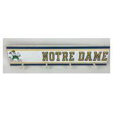 Notre Dame 4 Peg Hook Rack Wall Sign