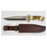 Break-Up Country Fixed blade Antler handle Bowie