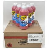 (6) Crayola Washable Project Paint 10 classic