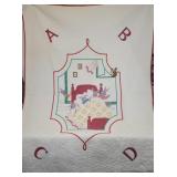 Hand Applique Hand Bound and Quilted Childrens