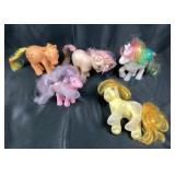 5 Vintage 1980s My Little Pony's