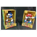 Two Red & Blue M&M's Rock Stars Toys New in Box