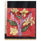 Wild Orchid Designs Ceramic Platter by Michelle El