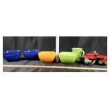 Bizzirri Italy Square Bowls, Mug, Clay Art Trio