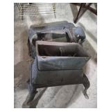 Cast Iron Stove Disassembled - One Leg Is Broke