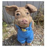 Cement Pig 16 in. Tall