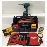 Workforce Tool Carrier, Makita Drill, Milwaukee, D