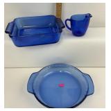Anchor Hocking Cobalt Blue Pie & Casserole Dishes