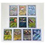 10 Pokemon Holographic Cards
