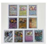 10 Pokemon Holographic Cards