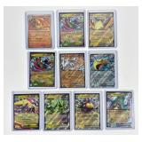 10 Pokemon Holographic Cards