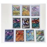 10 Pokemon Holographic Cards